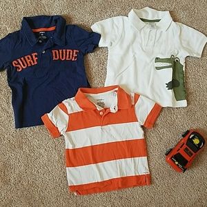 Toddler Collared polo shirts 2T boy lot